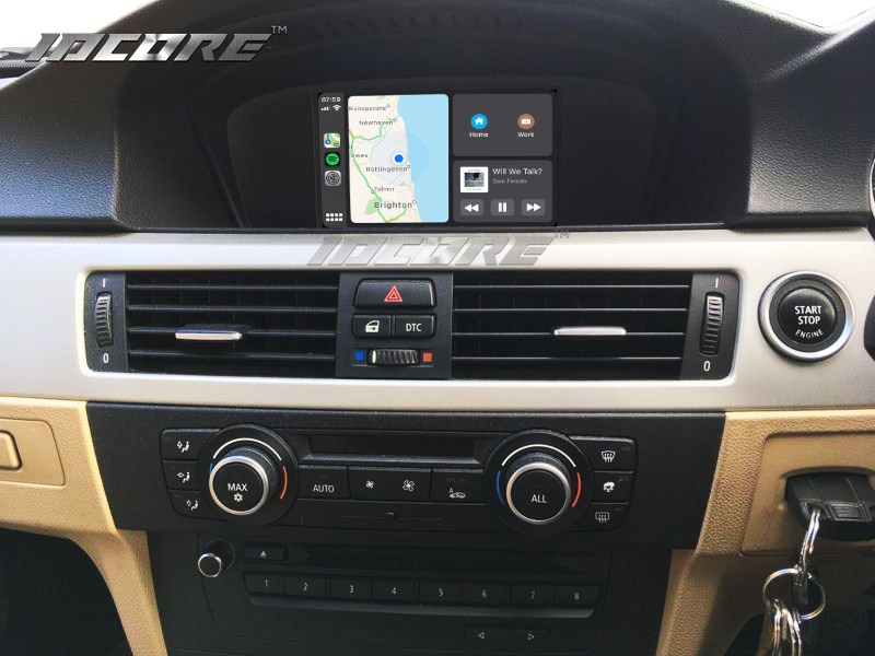 BMW CIC 1/3/5/6/7/X1/X3/X5 SERIES E90/E87/F10 Wireless Apple CarPlay  Android Auto Interface