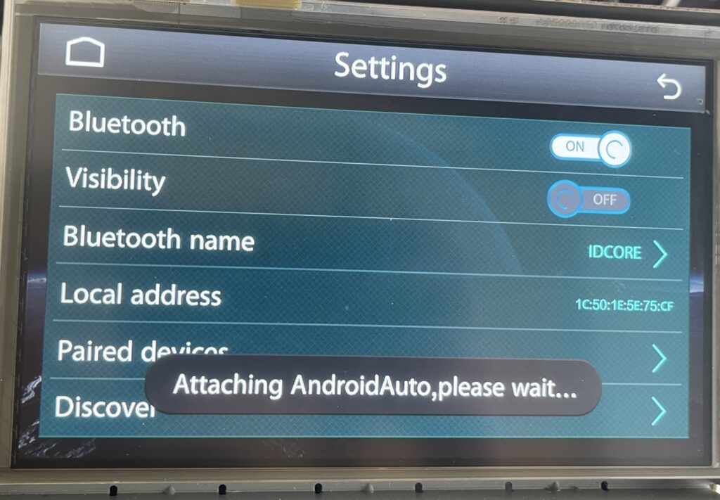 Android Auto Connection Guide IDCORE